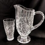 پارچ و لیوان خورشیدی تراش